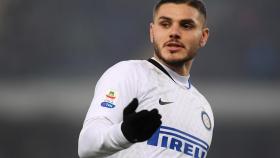 Mauro Icardi, en un partido del Inter de Milán