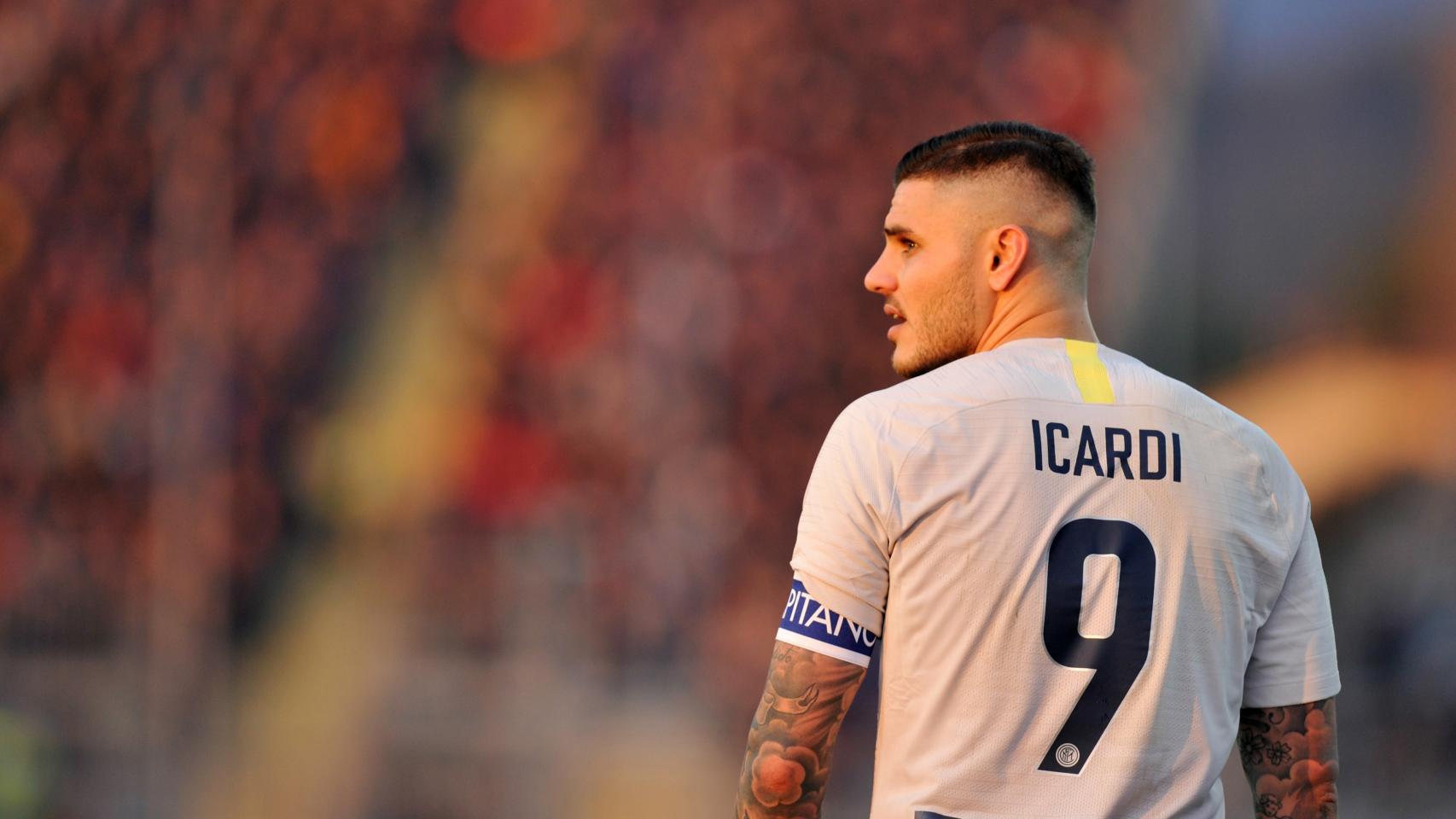 Mauro Icardi, en un partido del Inter de Milán