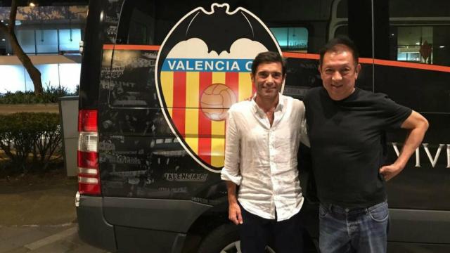 Marcelino García Toral y Peter Lim. Foto: valenciacf.com