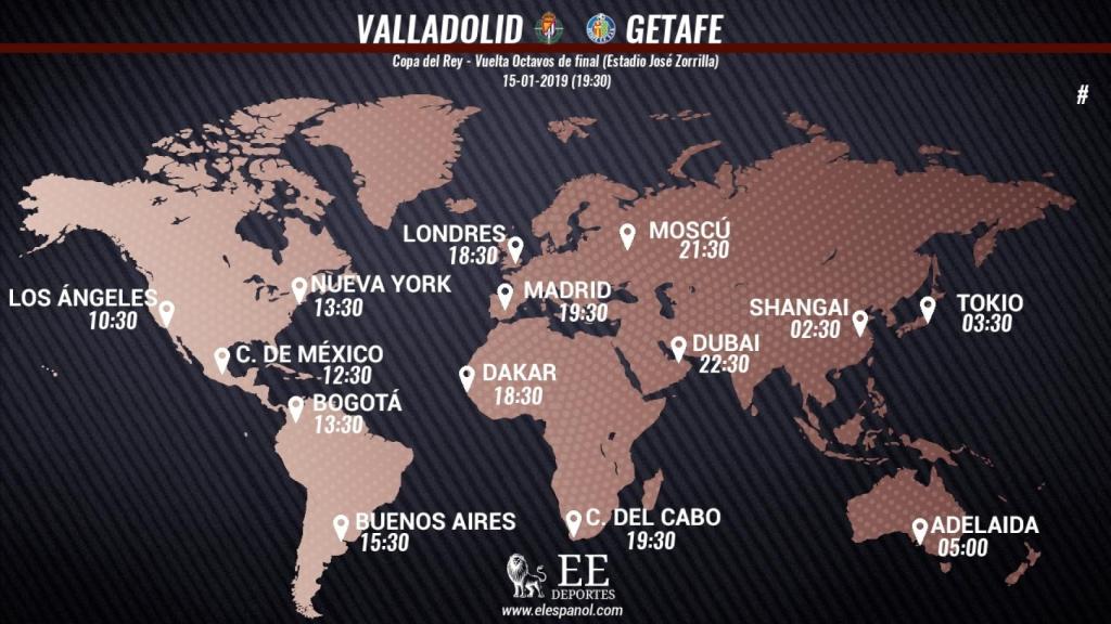 Horario Valladolid - Getafe