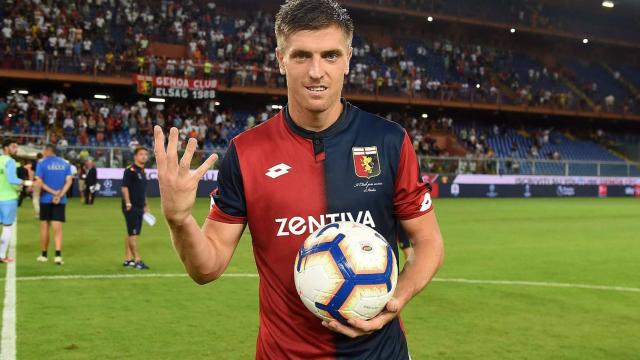 Piatek, delantero polaco del Génova. Foto: genoacfc.it