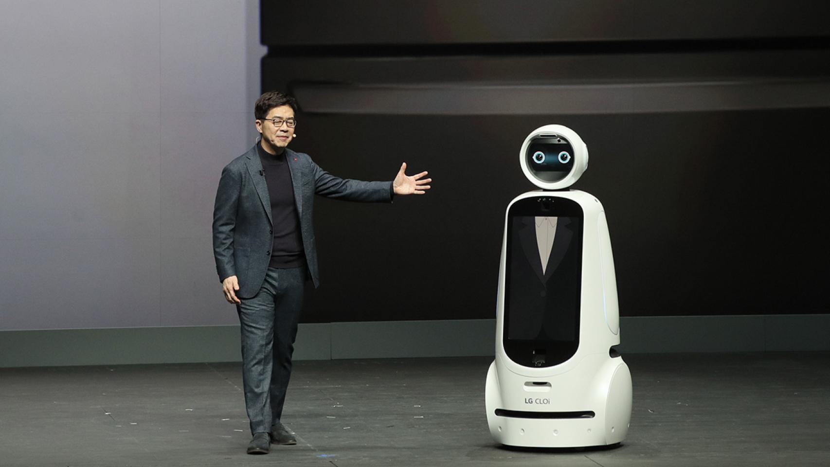 IP Park, presidente y CTO de LG, durante su keynote en el CES 2019.