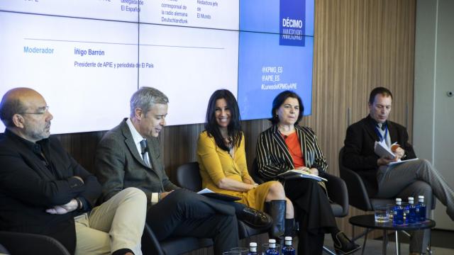 Eva Fernández, durante su intervención en la mesa El periodismo en la encrucijada.