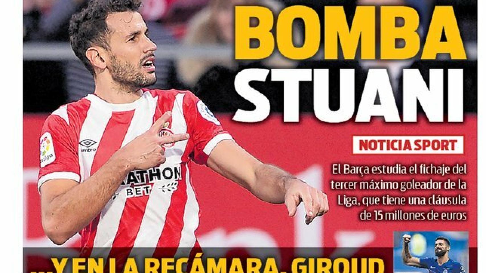 Portada de Sport 15/1/2019