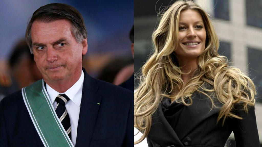 Jair Bolsonaro y Gisele Bündchen.