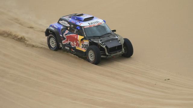 Carlos Sainz durante la octava etapa del Rally Dakar 2019