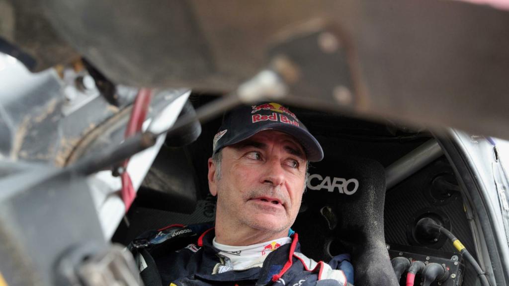 Carlos Sainz durante la octava etapa del Rally Dakar 2019