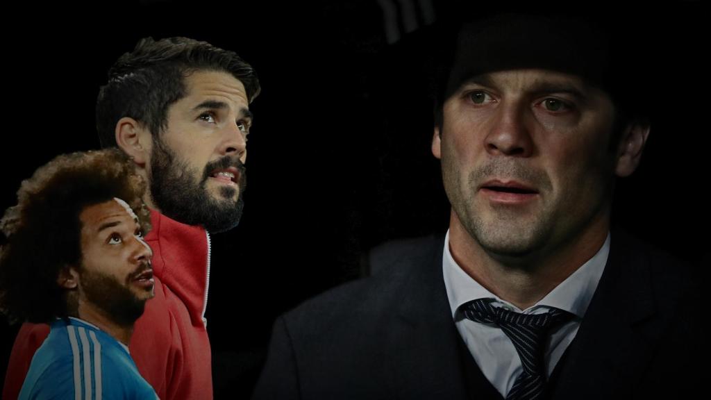 Isco, Marcelo y Solari