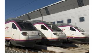 Imagen de una flota de trenes Renfe