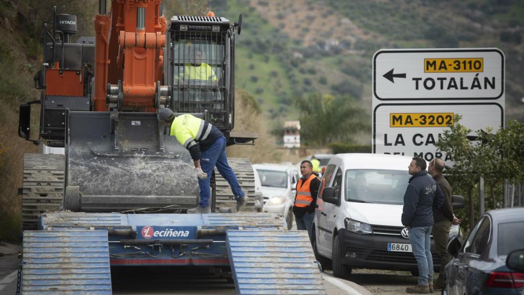 Imagen durante el rescate de Julen.