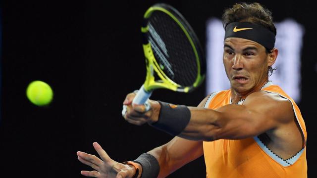 Rafa Nadal, en el Open de Australia