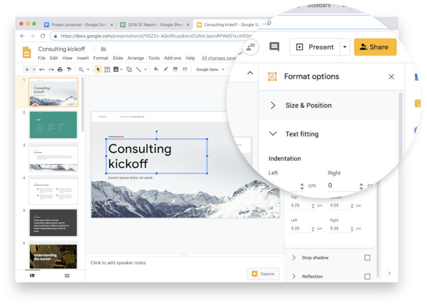 google docs material design 2