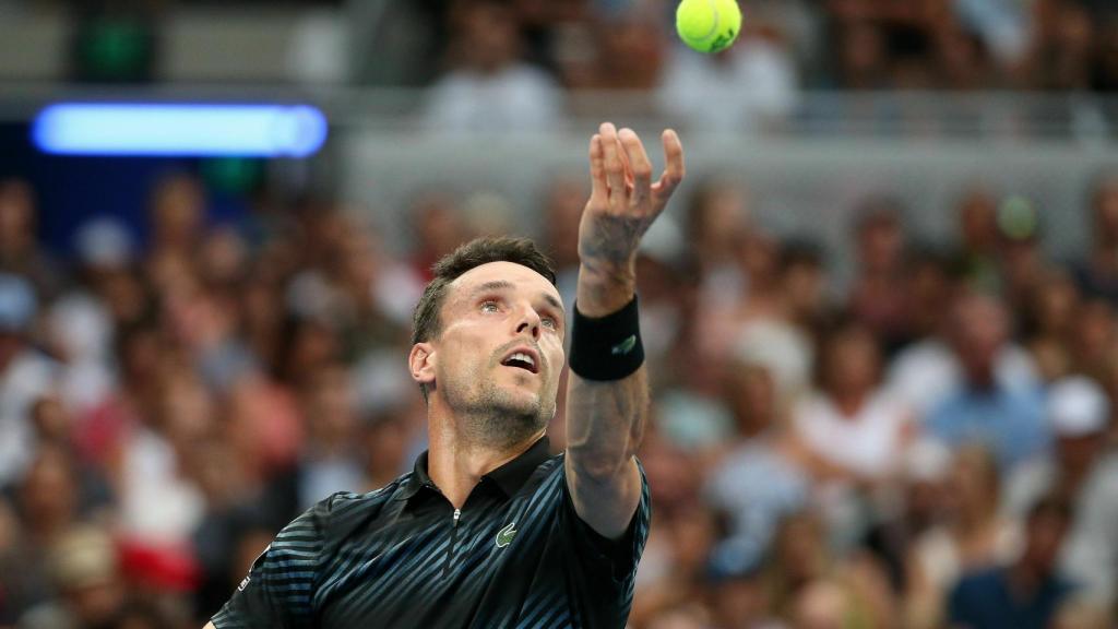 Bautista Agut durante el Open de Australia