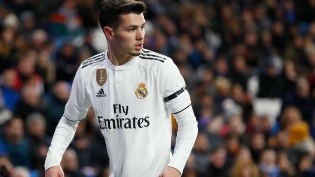 Brahim Díaz, en el Santiago Bernabéu. Foto: Twitter (@Brahim)