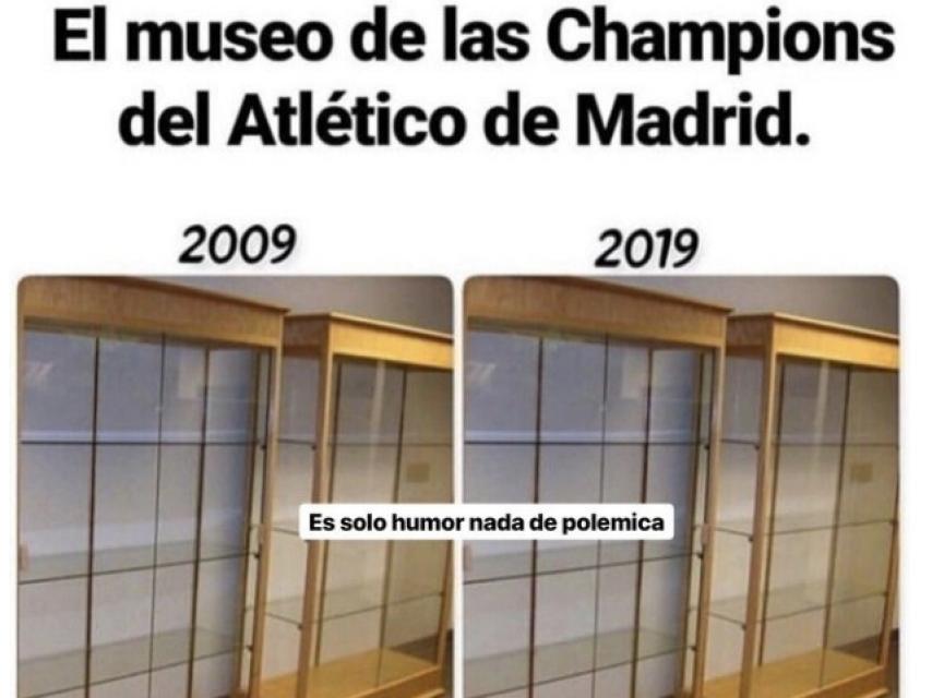 Meme sobre el Atleti.