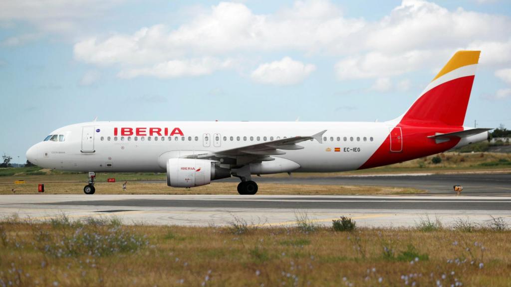 Un avión de Iberia.