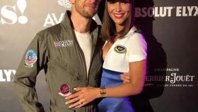 Jenson Button y Brittny Ward.