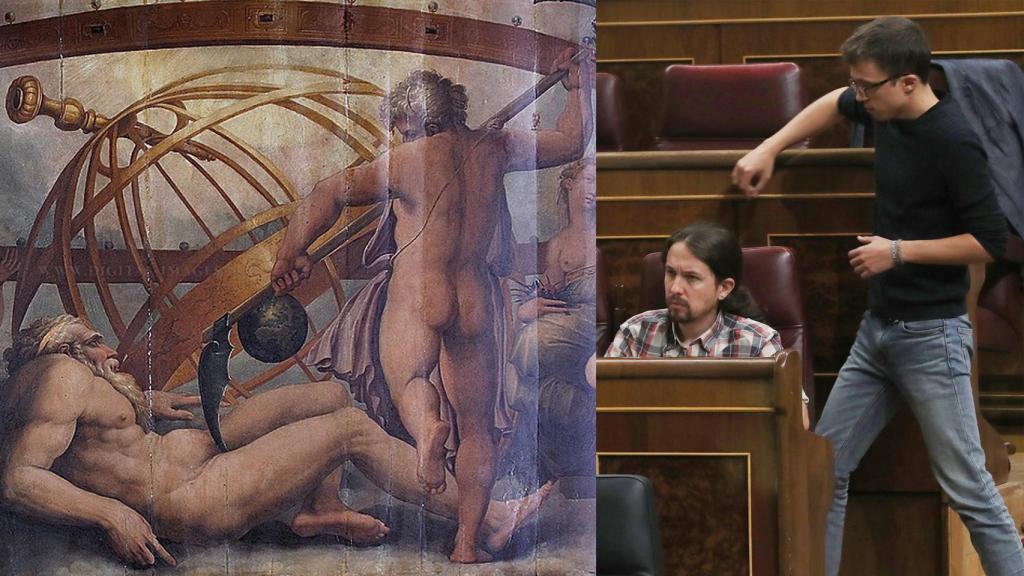 Cuando Crono-Errejón castró a su padre Urano-Iglesias.