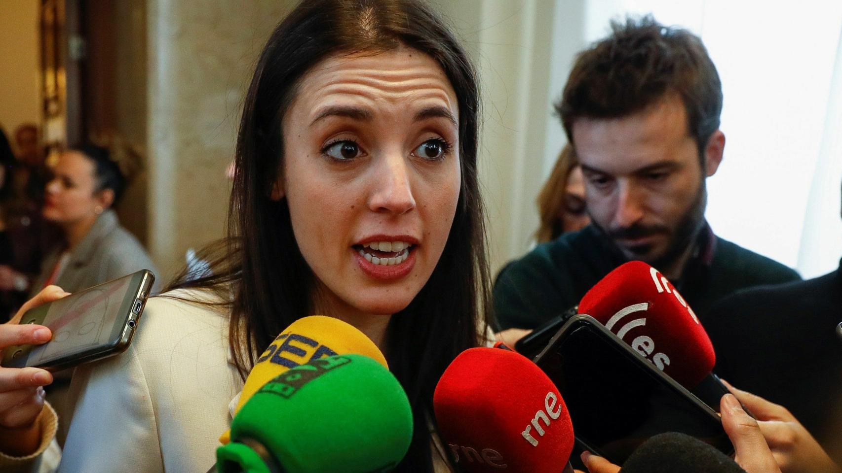 Irene Montero, en el Congreso