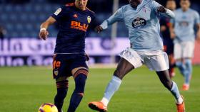 Sisto presiona a Rodrigo en el Celta - Valencia