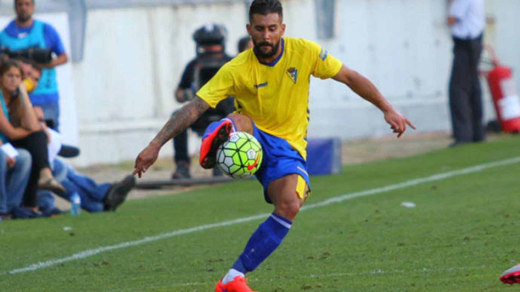 Cristian Márquez en su etapa en el Cádiz. Foto: Portal Cadista