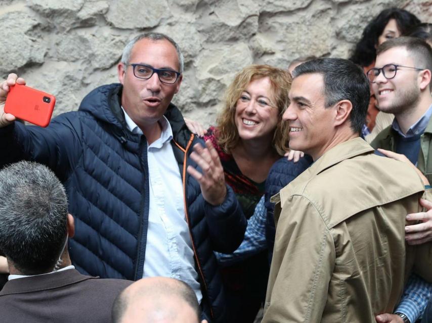 Pedro Sánchez, en un acto con militantes este sábado en Las Palmas de Gran Canaria.