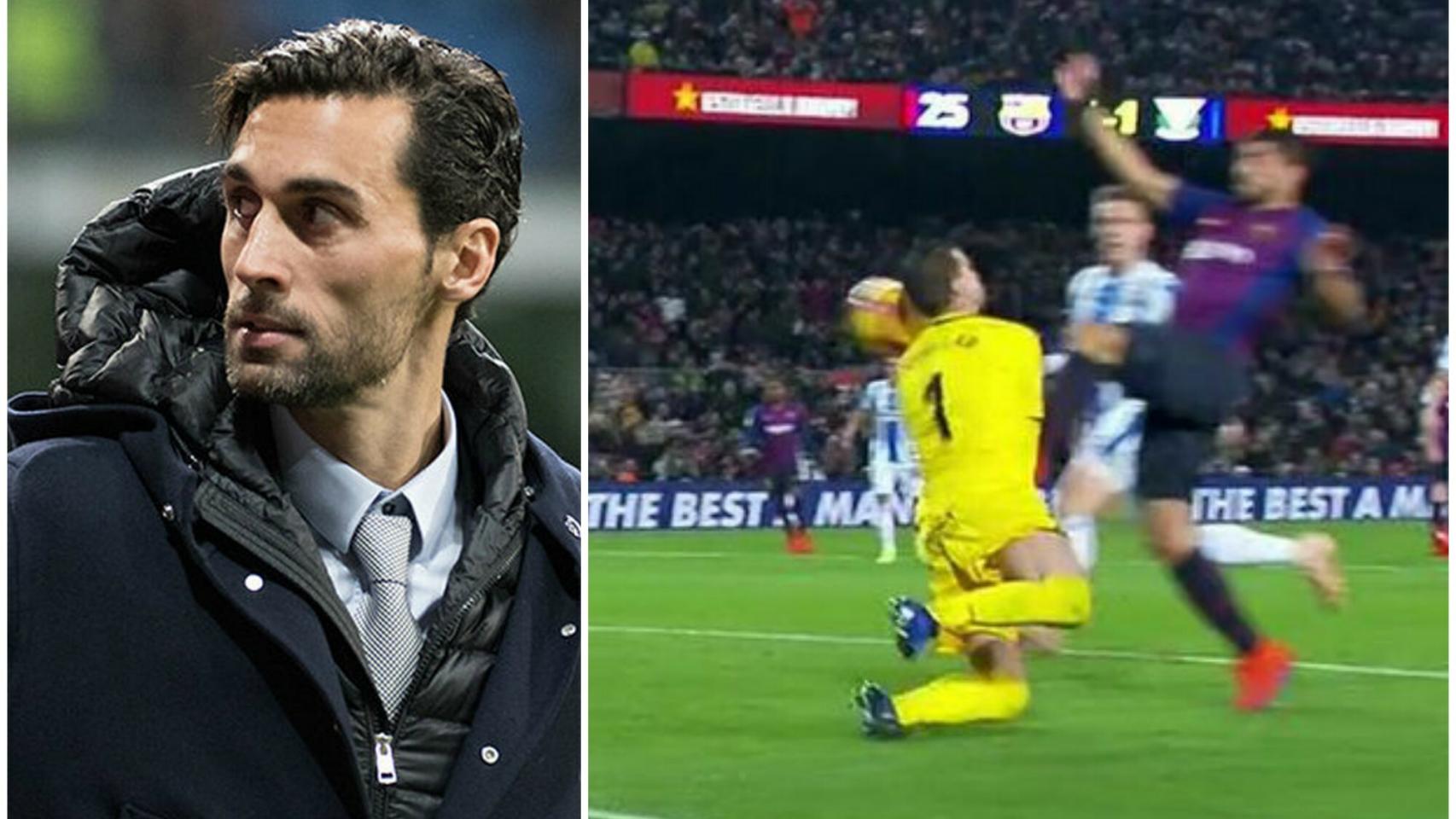 Álvaro Arbeloa y el gol de Luis Suárez contra el Leganés con falta al portero