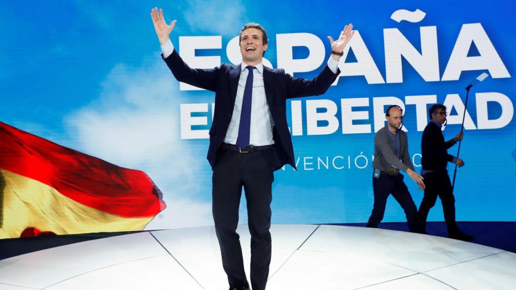 El presidente del PP, Pablo Casado.