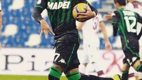 Kevin Prince Boateng, con la camiseta del Sassuolo. Foto: Instagram (@princeboateng)