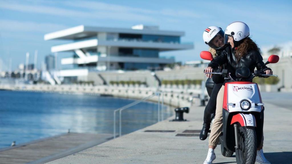 Una moto eléctrica de Acciona en una imagen de archivo