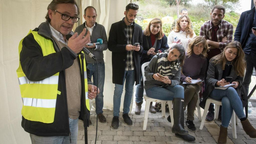 Ángel García Vidal, responsable de las operaciones en Totalán (Málaga).