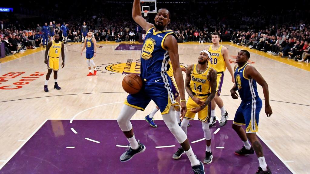 Durant, en el duelo contra los Lakers