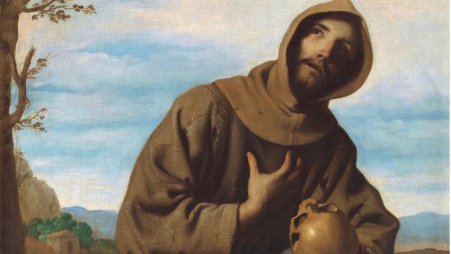 'San Francisco en oración', de Zurbarán.