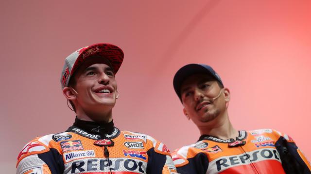 Marc Márquez y Jorge Lorenzo