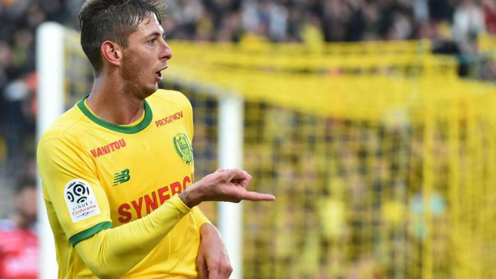 Emiliao Sala con el Nantes