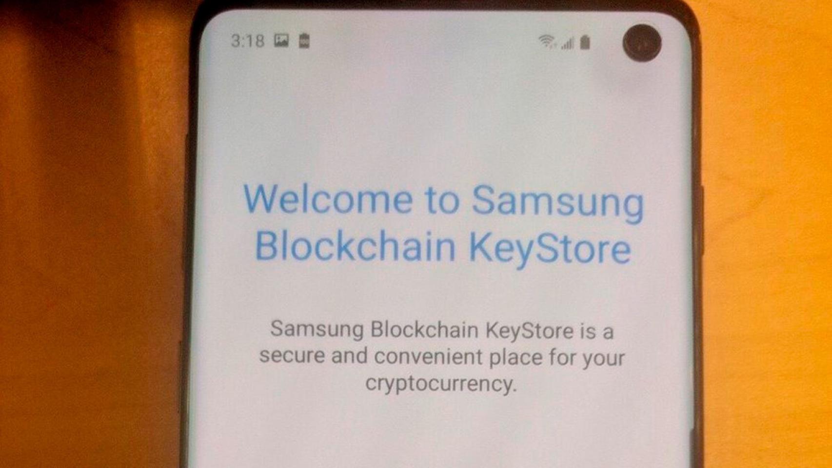 Nuevas fotos del Samsung Galaxy S10 muestran una app para criptomonedas