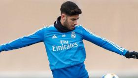 Asensio se entrena en Valdebebas