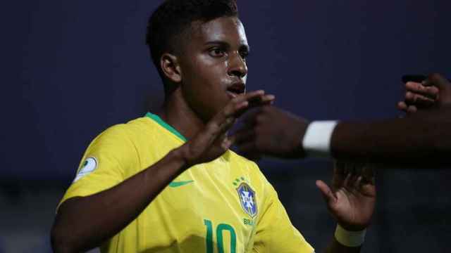 Rodrygo, con la selección sub20 de Brasil