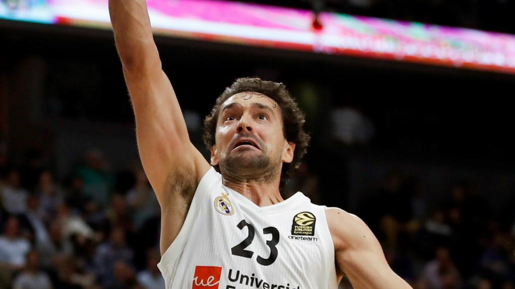 Sergio Llull en un choque de Euroliga