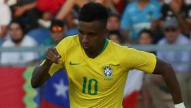 Rodrygo, con la selección Sub20 de Brasil