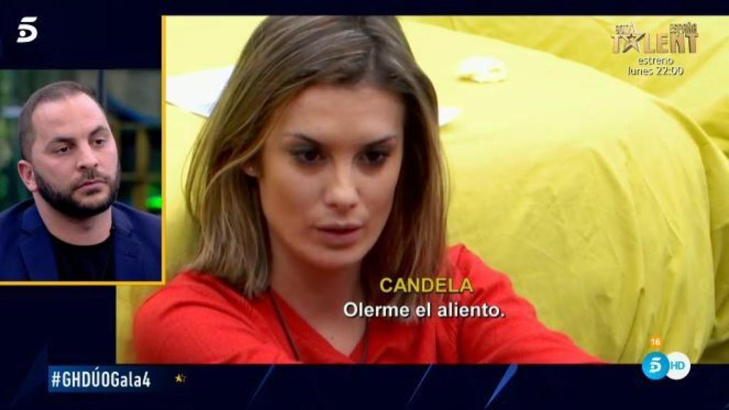 Candela hablando del 'problema' de Tejado.