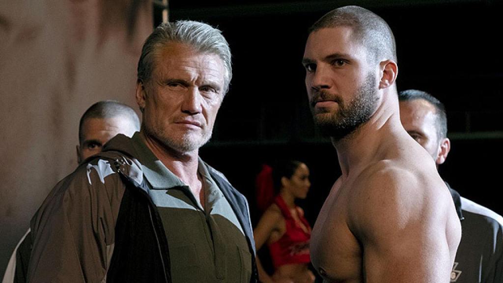 Dolph Lundgren (i) en una escena de 'Creed II'.