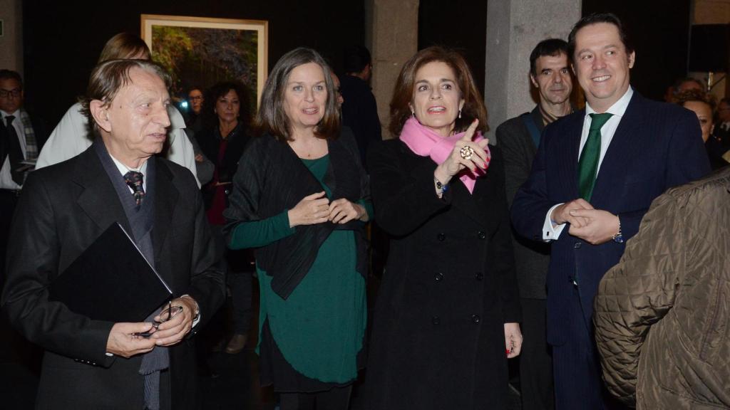 Inauguración de la exposición de Ouka Leele en Conde Duque, con Ana Botella y Fernando Masaveu