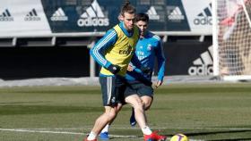 Bale se entrena en Valdebebas