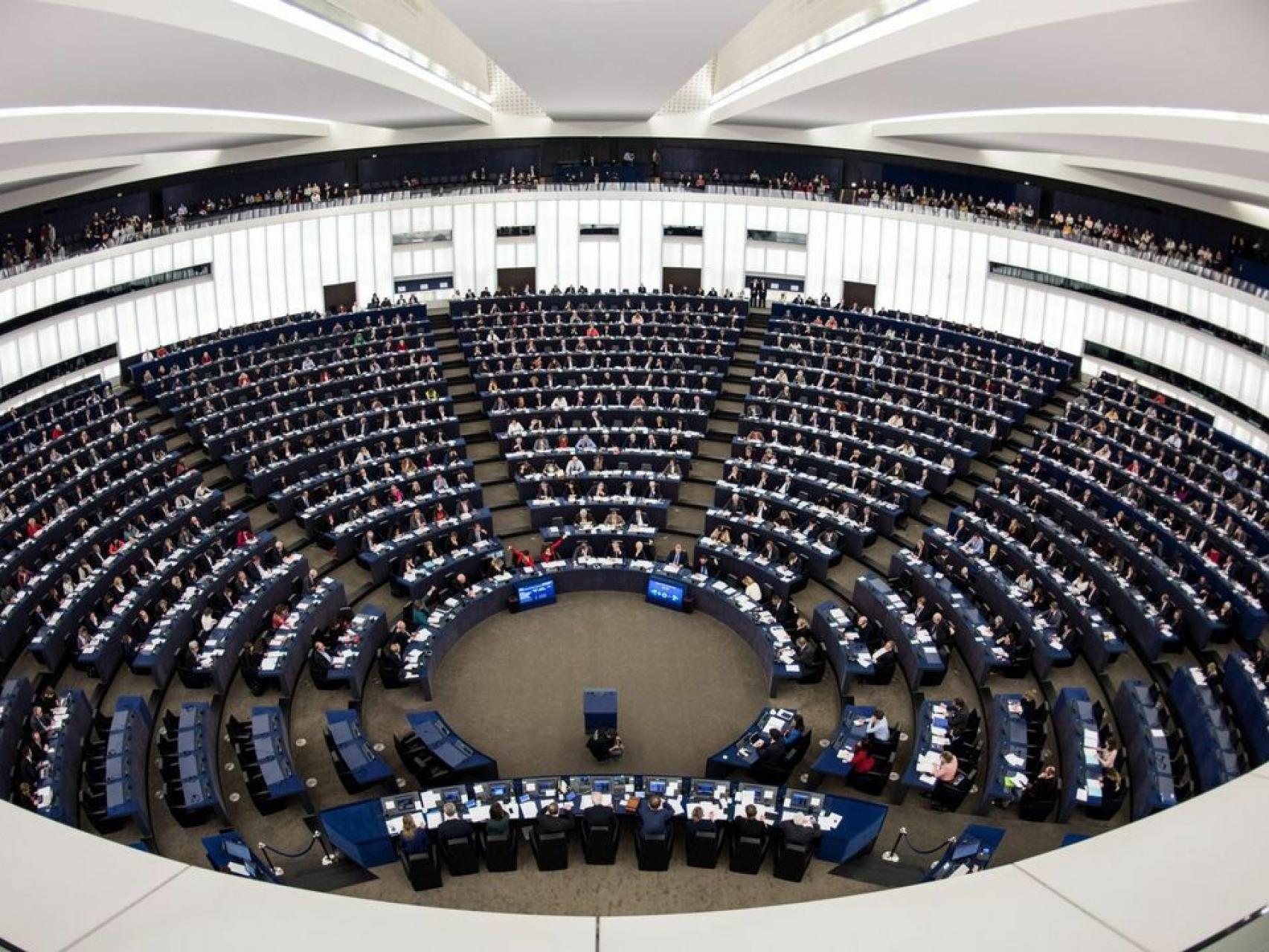 El Parlamento europeo, en Bruselas.