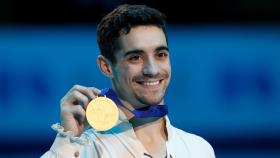 Javier Fernández, con su séptima medalla de oro en el Campeonato de Europa