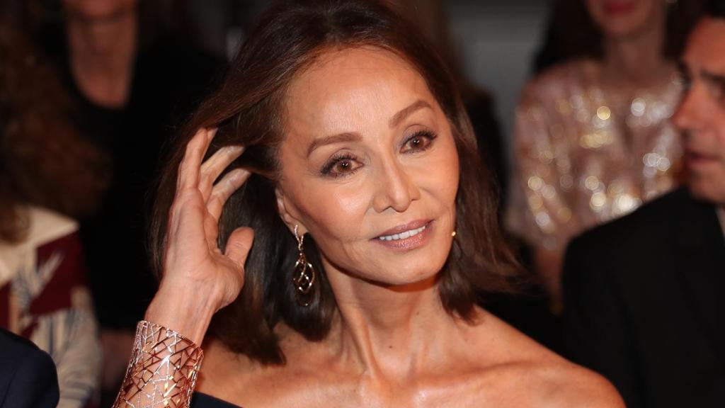 Isabel Preysler antes del desfile.