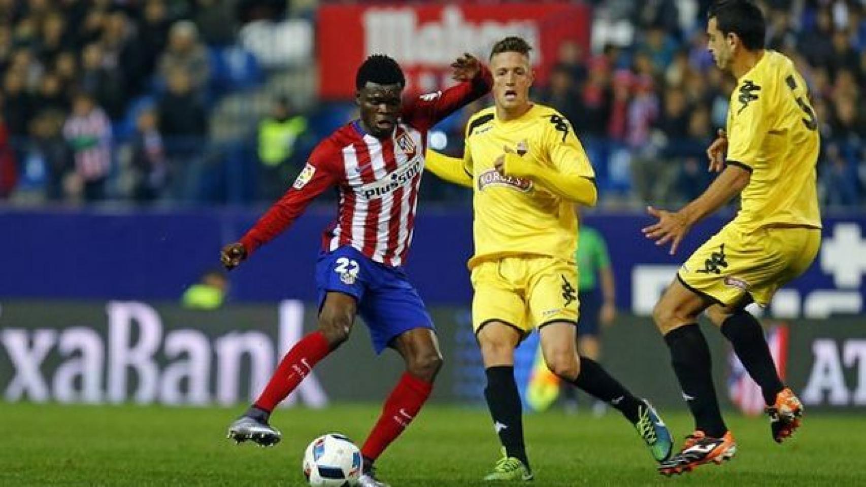 Thomas con el Atletico de Madrid. Foto: atleticodemadrid.com