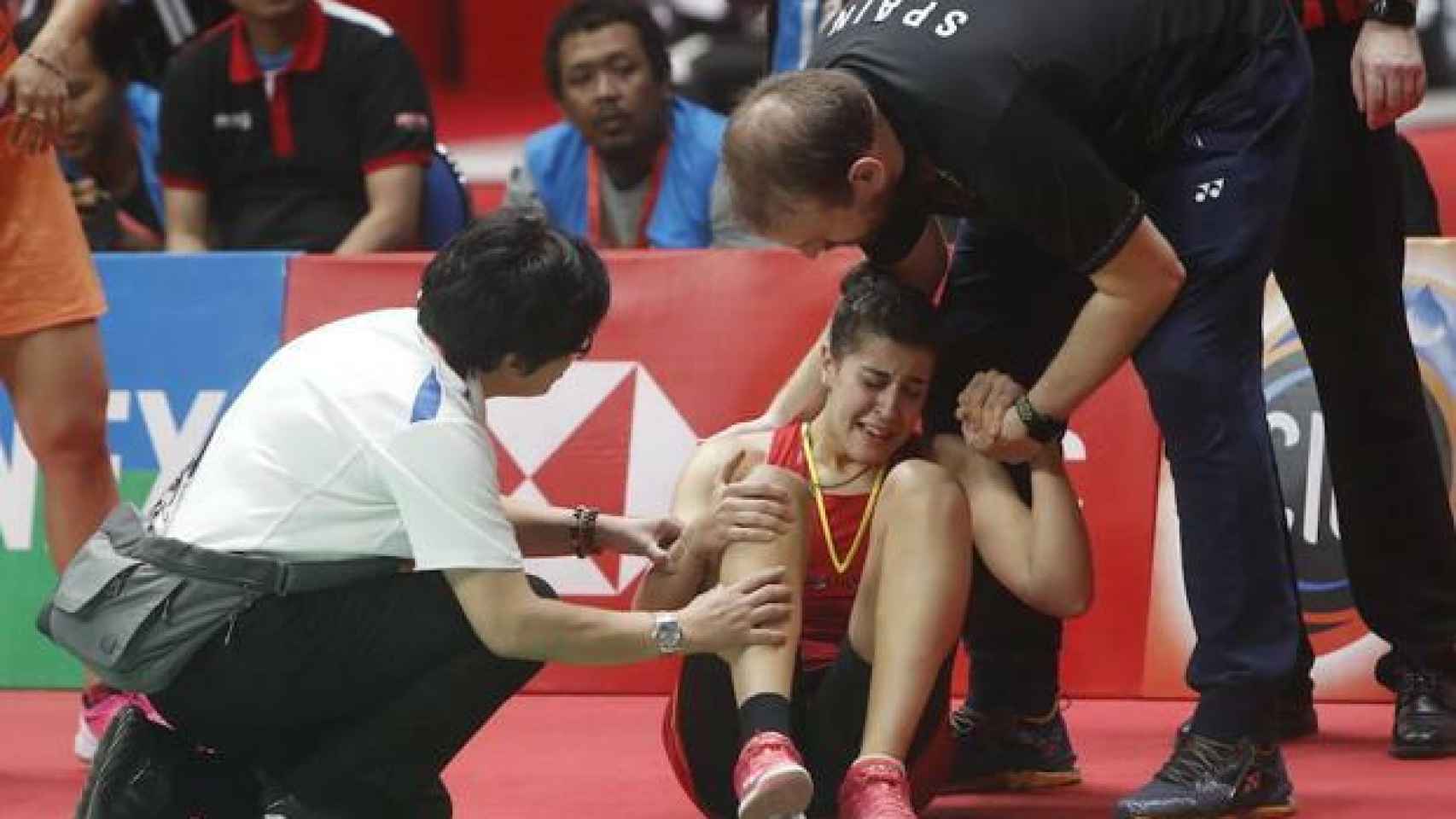 Carolina Marín sufre una rotura del ligamento cruzado anterior