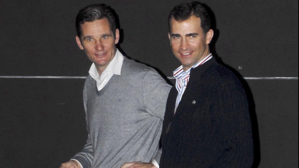 Felipe de Borbón e Iñaki Urdangarin.